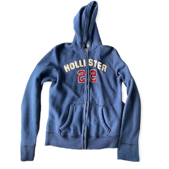 Hollister Other - Hollister Mens Navy Blue Zip Up Sweater